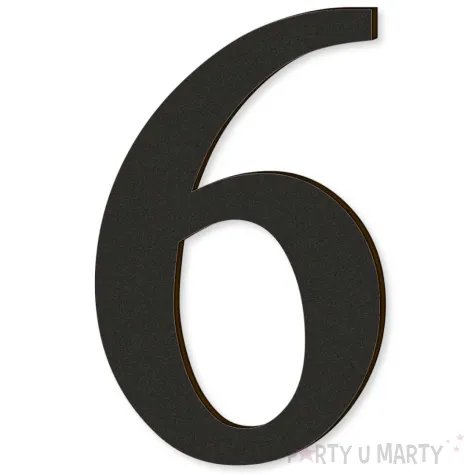 xx cyfra laminowana times 6 czarny rozm xl