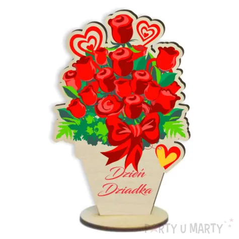 xx dek dr 3d kwiatek dzien dziadka