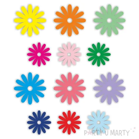 xx dek kart wiosna kwiatki mix 12 szt i kol