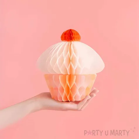 xx dekoracja bibulowa honeycomb muffinka 20 cm mix
