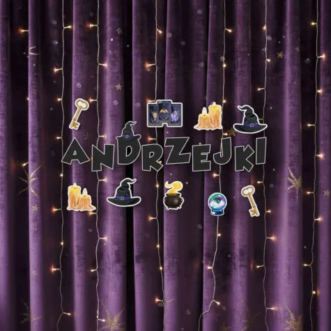 xx dekoracja kartonowa andrzejki