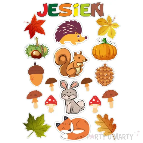 xx dekoracja kartonowa jesien a1