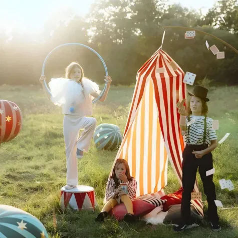 xx dekoracyjny baldachim cyrk