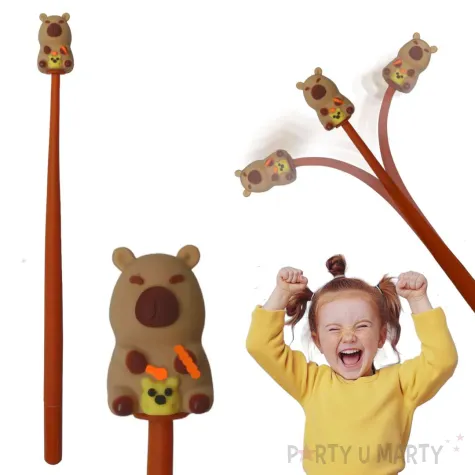 xx dlugopis kapibara ciemno brazowy