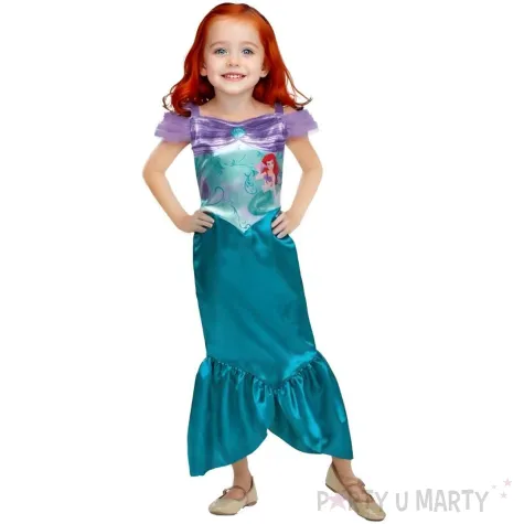 xx dsd stroj ariel basic the little mermaid princess licencja rozm xs 3 4 lat