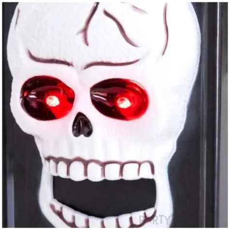 xx dzwonek do drzwi czaszka halloween