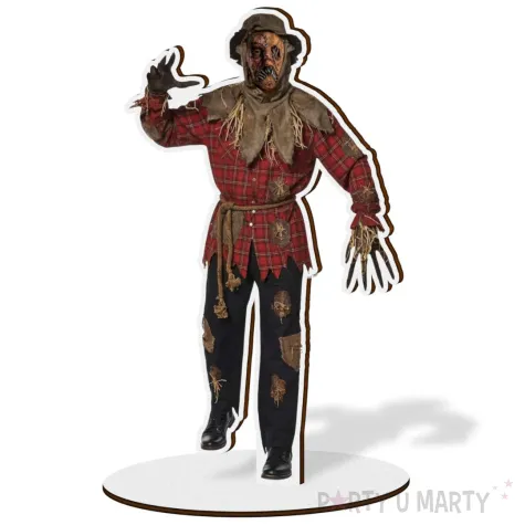 xx figurka drewniana strach na wroble hallowe