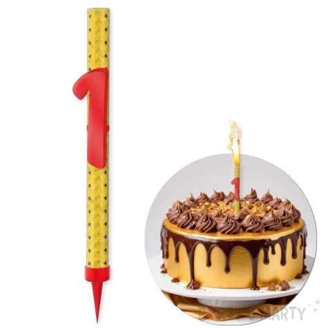 xx fontanna z dekoracja 1 urodziny czerwona pleksa