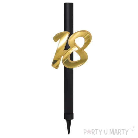 xx fontanna z dekoracja 18 urodziny zlote lust