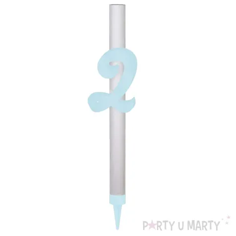 xx fontanna z dekoracja 2 urodziny blekitna pleksa