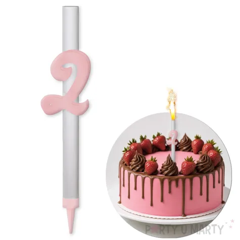 xx fontanna z dekoracja 2 urodziny rozowa pleksa