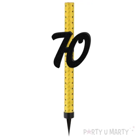 xx fontanna z dekoracja 70 urodziny