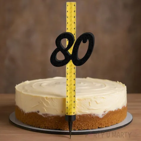 xx fontanna z dekoracja 80 urodziny