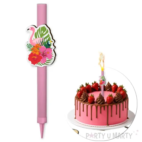 xx fontanna z dekoracja hello aloha