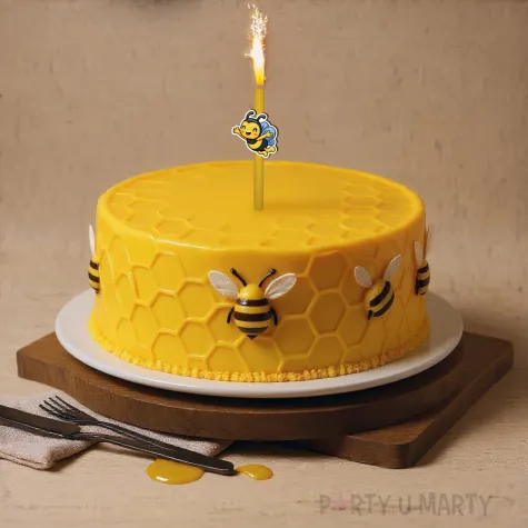 xx fontanna z dekoracja pszczolka prymulka