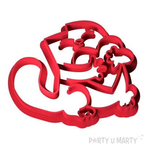 xx foremka walentynkowa kot przytulajacy serduszko