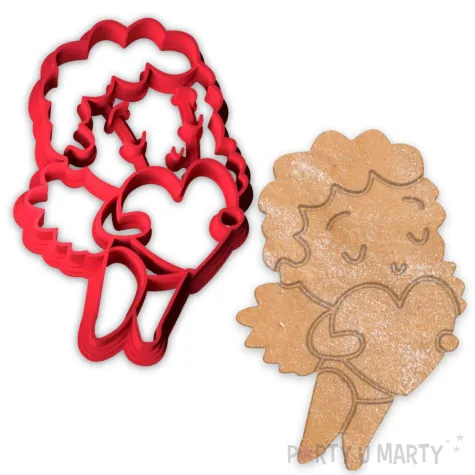 xx foremka walentynkowa kupidyn z serduszkiem