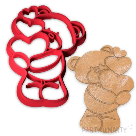 xx foremka walentynkowa mis z serduszkiem