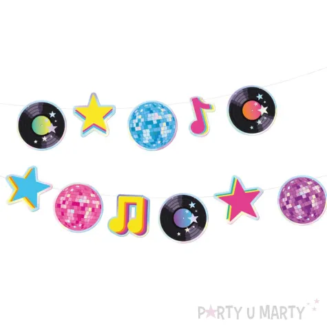 xx girlanda retro disco 150cm