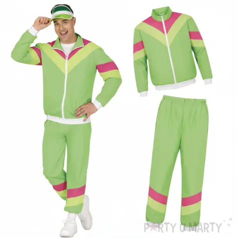 xx green neon tracksuit adult 48 50 m