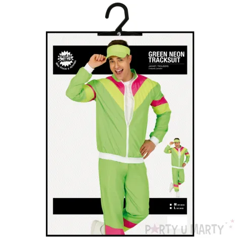 xx green neon tracksuit adult 52 54 l