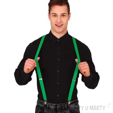 xx green suspenders