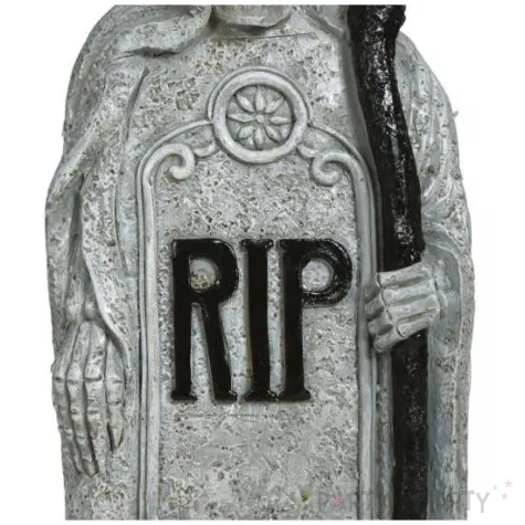 xx grim reaper tombstone polyresin 19x10 cm