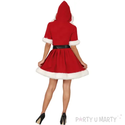 xx hooded mrs claus adult 36 38 s