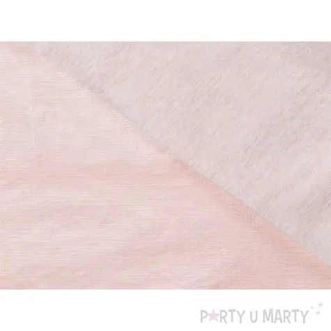 xx jednorazowy obrus 180x120 cm jasny roz