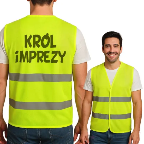 xx kamizelka odblaskowa krol imprezy