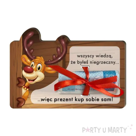 xx karnet renifer kup sobie sam 3