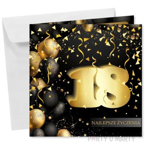 xx kartka okolicznosciowa 18 urodziny