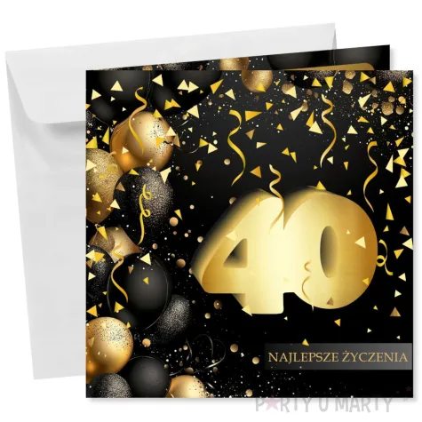 xx kartka okolicznosciowa 40 urodziny