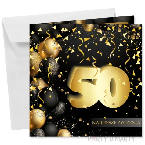 xx kartka okolicznosciowa 50 urodziny