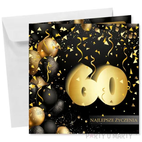 xx kartka okolicznosciowa 60 urodziny