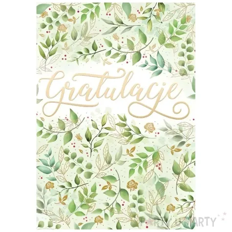 xx kartka okolicznosciowa uniwersalne gratulacje liscie henry a5