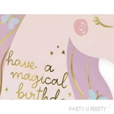 xx kartka urodzinowa jednorozec mix 15x18 5cm