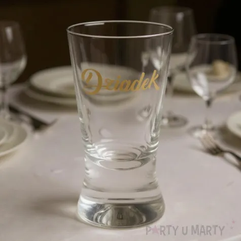xx kieliszek do wodki dziadek gold wedding
