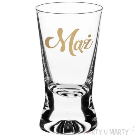 xx kieliszki do wodki maz gold wedding