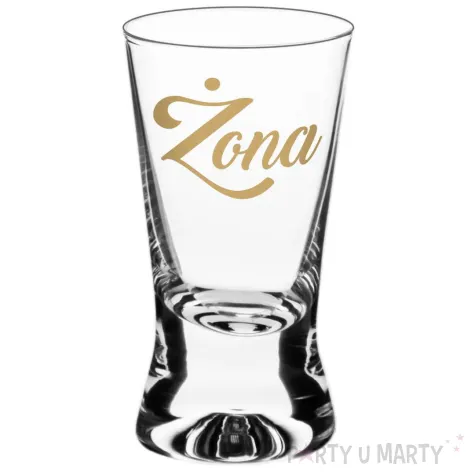 xx kieliszki do wodki zona gold wedding