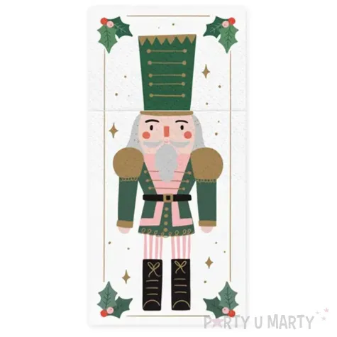 xx kieszonka na sztucce dziadek do orzechow 10x20 cm mix 1 op 6 szt