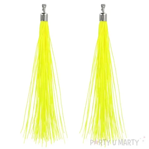 xx kolczyki festival neon yellow