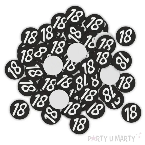 xx konfetti 18 urodziny glamour birthday