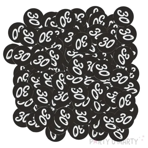 xx konfetti 30 urodziny glamour birthday