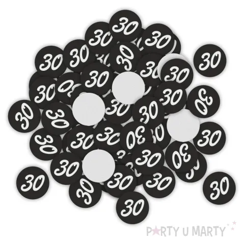 xx konfetti 30 urodziny glamour birthday