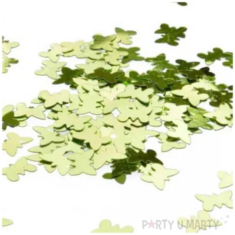 xx konfetti motylki zielone