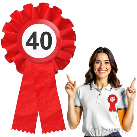 xx kotylion 40 urodziny traffic