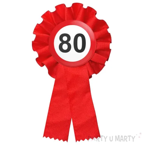 xx kotylion 80 urodziny traffic