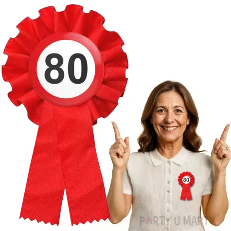 xx kotylion 80 urodziny traffic