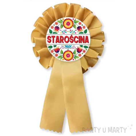 xx kotylion dozynki staroscina zloty